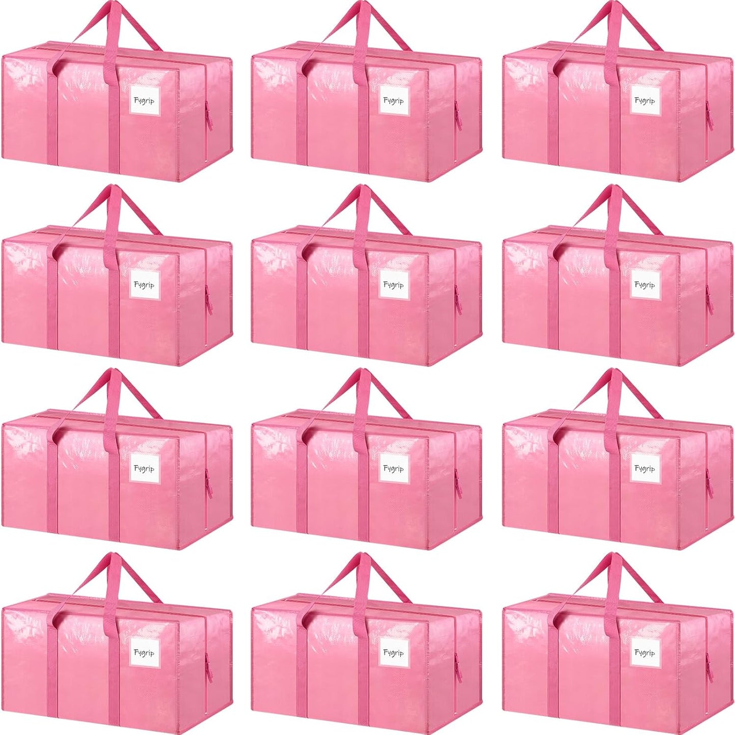 Fygrip Moving Bags (12-Pack) - College Storage, 29"L, No Puncture"