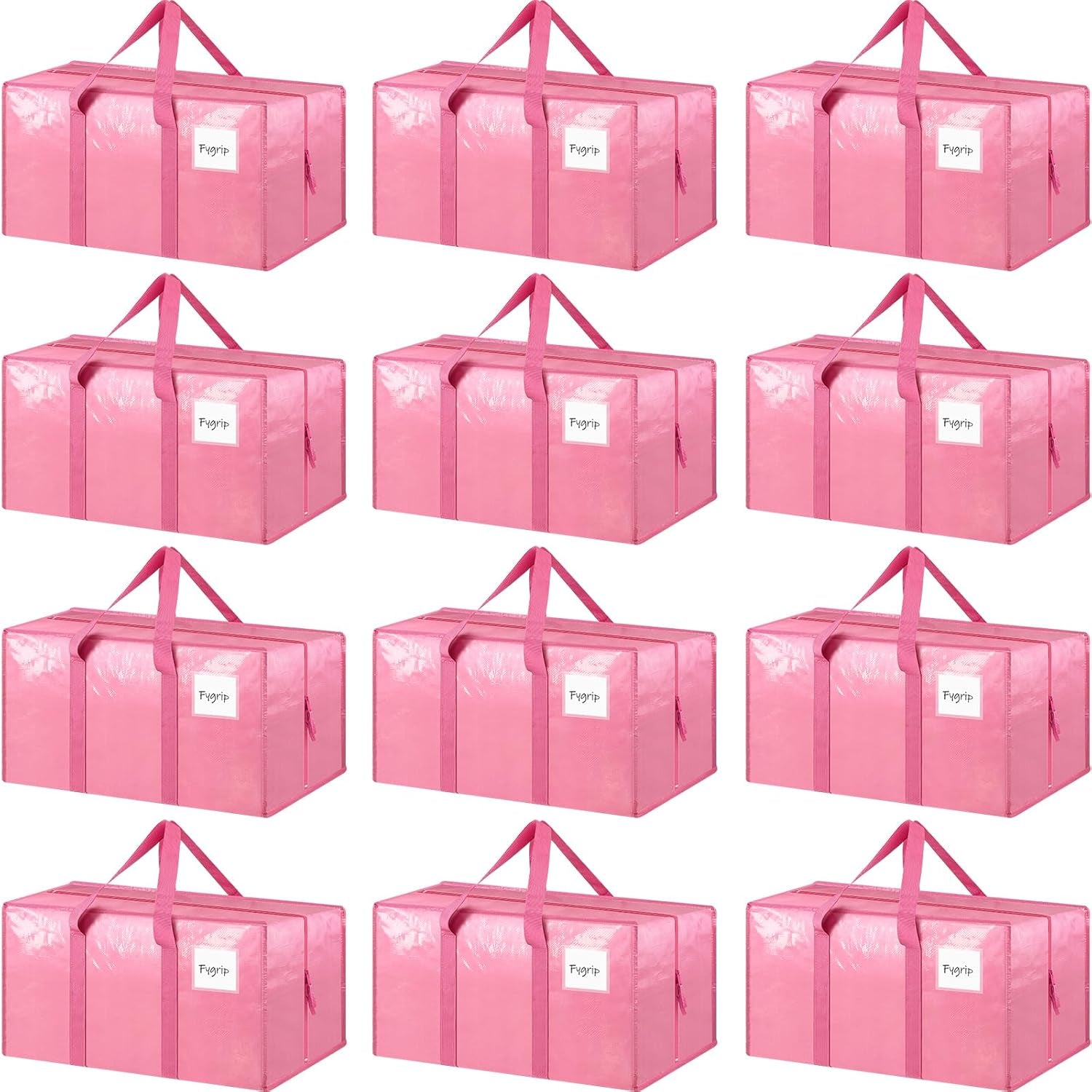 Fygrip Moving Bags (12-Pack) - College Storage, 29"L, No Puncture"