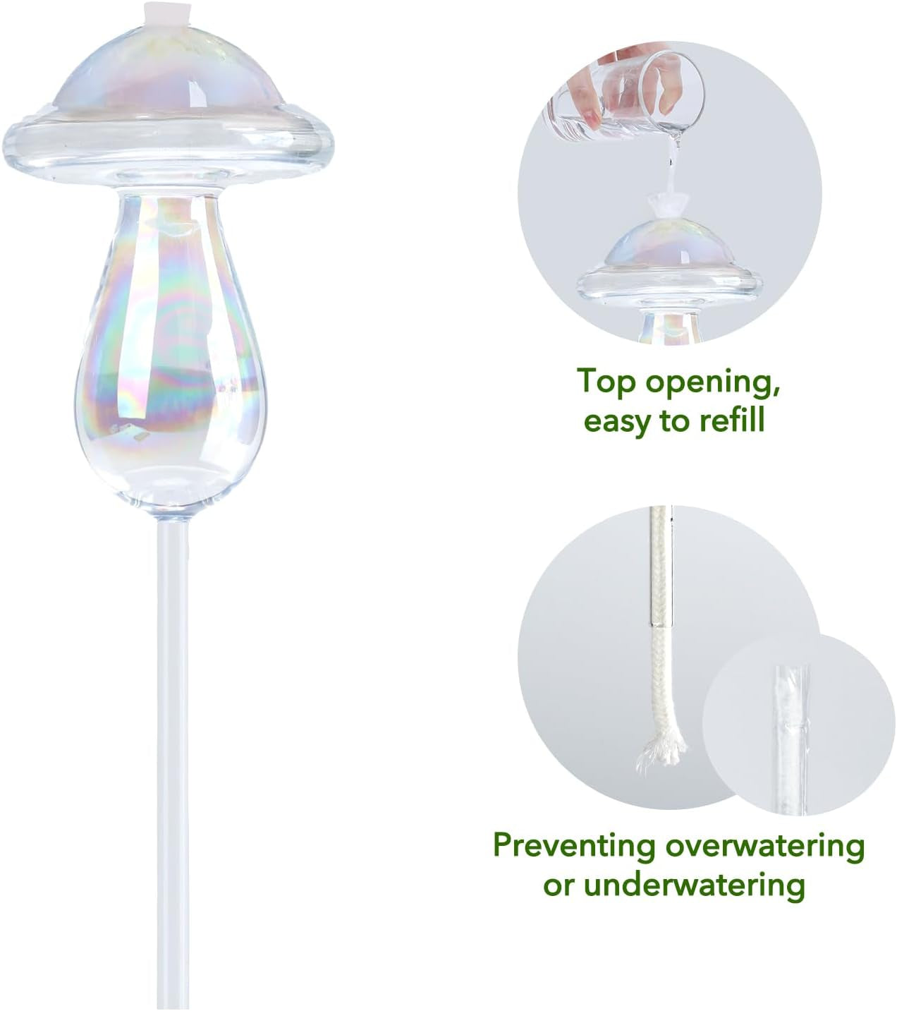 Self-Watering Bulbs for Plants – 15-Day Vacation Watering
