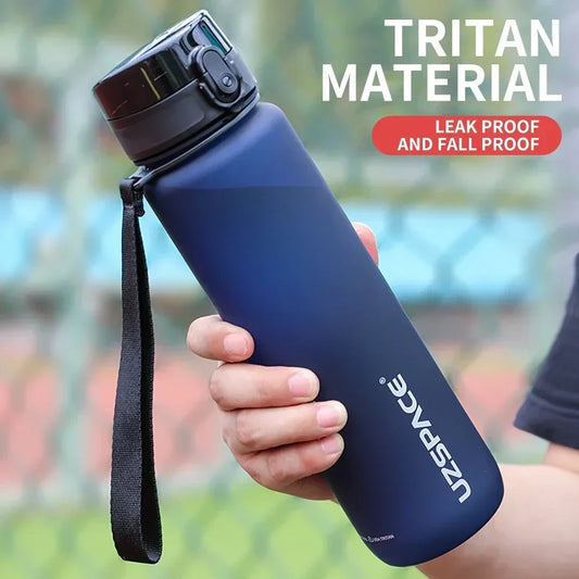 EcoSip™ Tritan Water Bottle - 500ml/1000ML BPA-Free, Leakproof Flip Top with Fruit Infuser (Adult/Kids)
