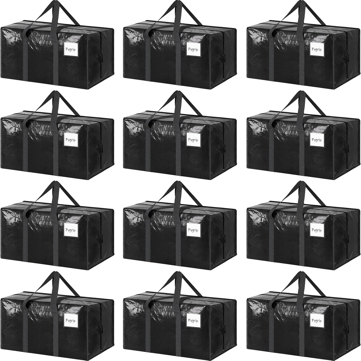 Fygrip Moving Bags (12-Pack) - College Storage, 29"L, No Puncture"