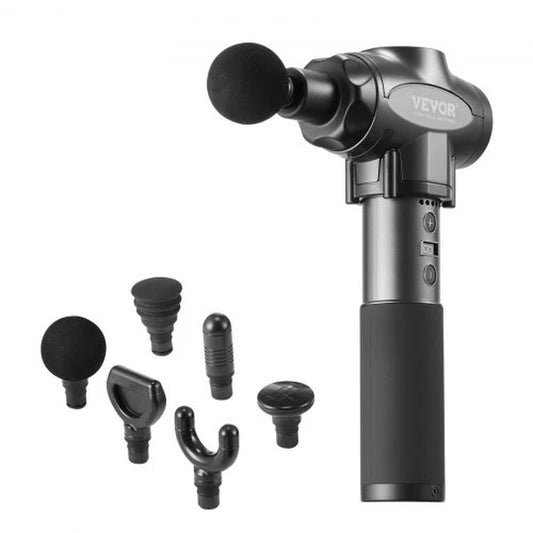 HyperStrike Pro Massage Gun | 9-Speed Deep Tissue Percussion with 6 Heads & 24V Power