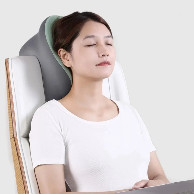 AeroRest™ Memory Foam Travel Pillow - 5-Second Rebound Tech with Adjustable Neck Support & Waterproof Bag
