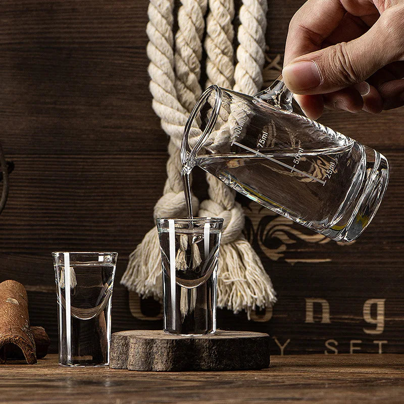 CrystalShot Elite™ - "Premium Thick-Base 15ml Shot Glasses - 12pc/6pc/2pc Sets for Spirits & Baijiu