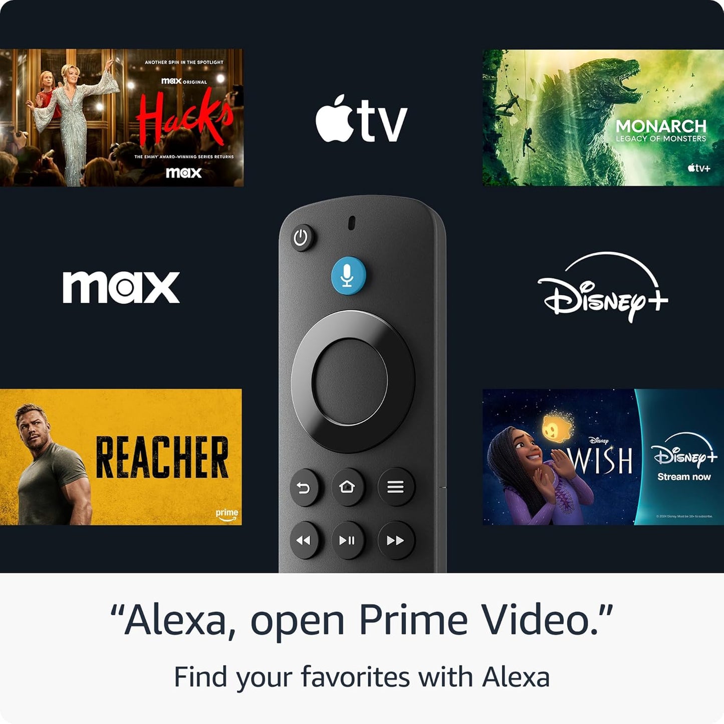 Fire TV Stick HD - Alexa Voice Remote, Free Live TV