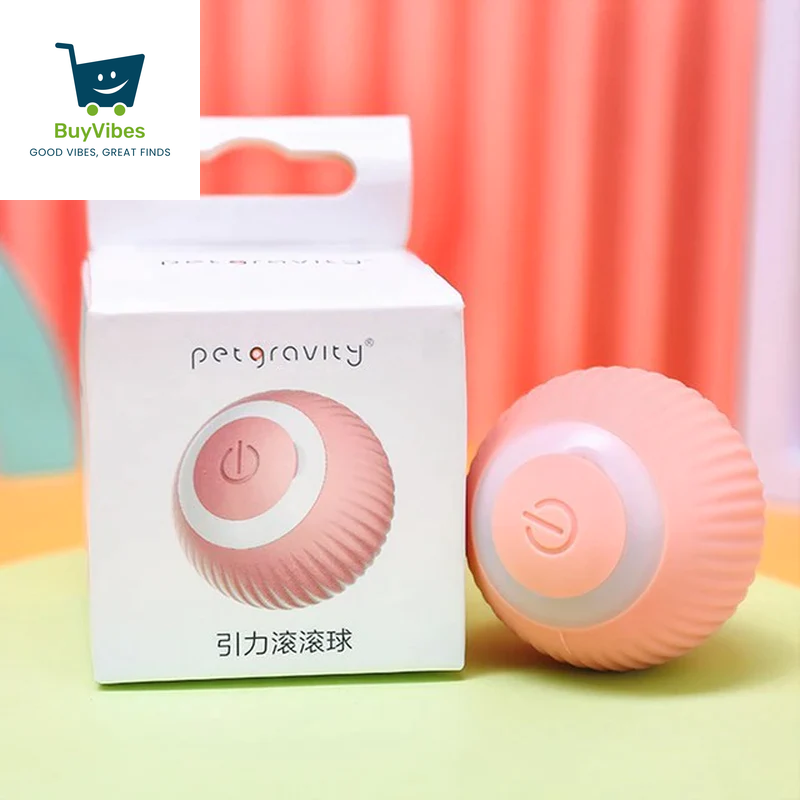 ZoomPaws™ – Self-Moving Smart Ball for Cats & Small Dogs