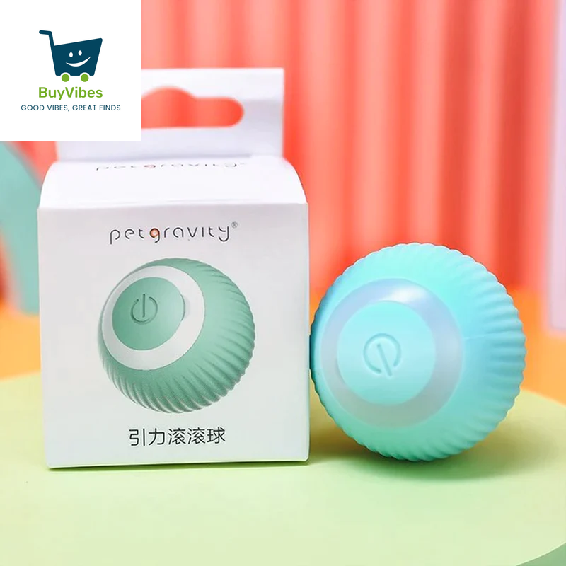 ZoomPaws™ – Self-Moving Smart Ball for Cats & Small Dogs